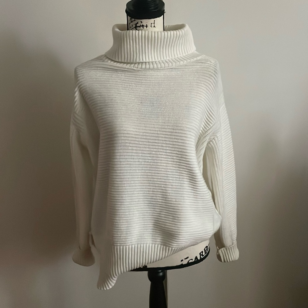 Oversized cowl neck sweater